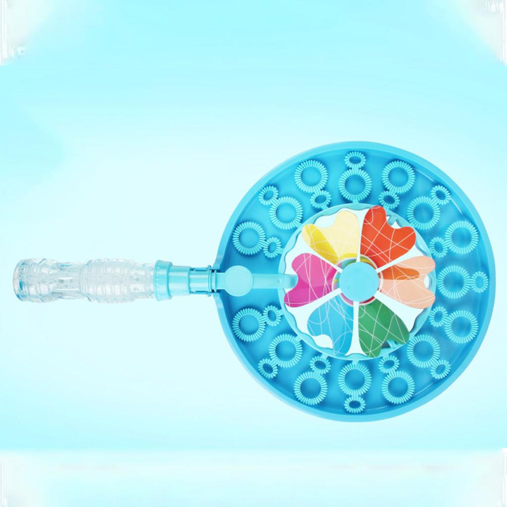 Windmill Bubble Wand Detachable Multi Hole Children Pinwheel Bubble Blower for Travel Outdoor