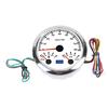 3 In 1 85mm Tachometer DC 9 To 32V 8000rpm 8 To 16V Voltage Gauge E 1 4 1 2 3 4 F Fuel Level 7 Color Backlight for RV
