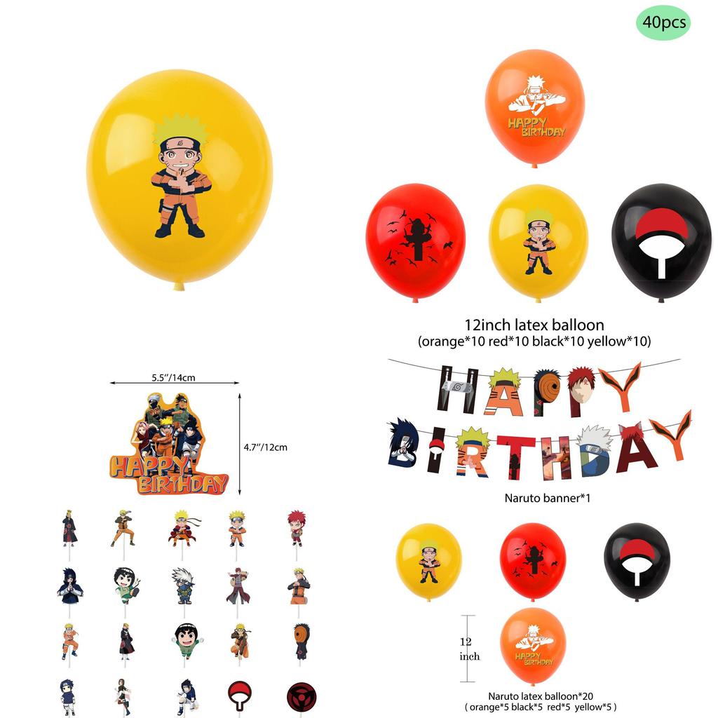 Brighten Up Your Party With Naruto Anime Themed Party Decorations
