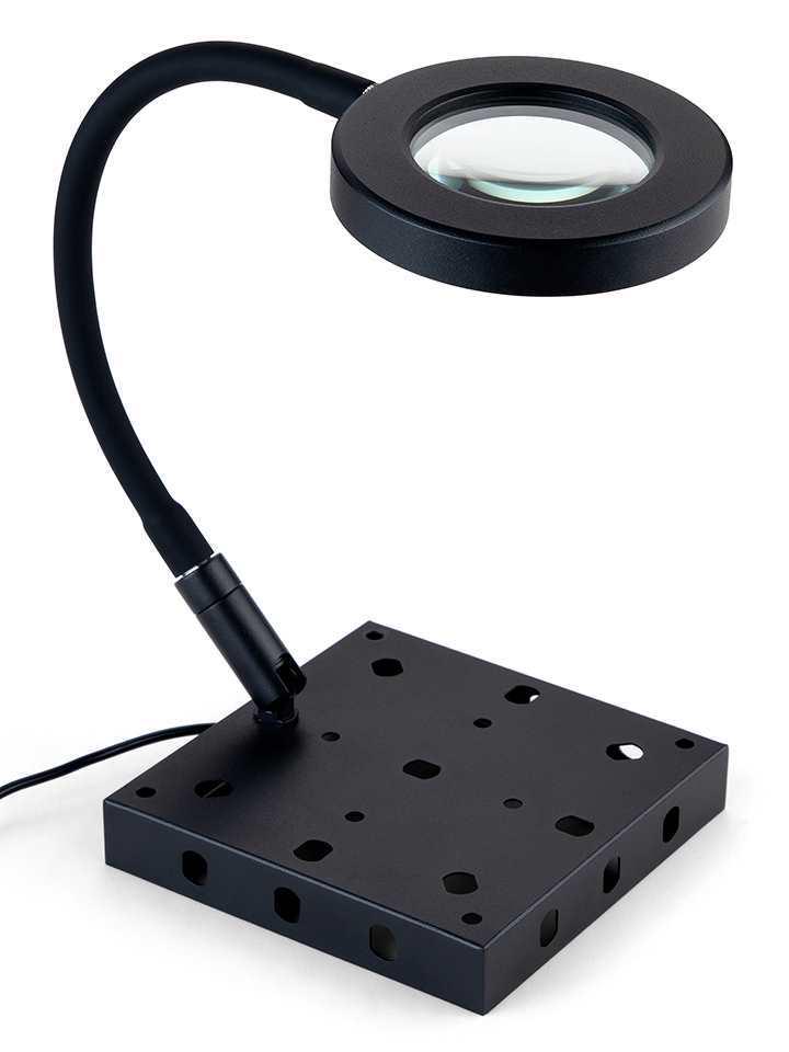 Electric Soldering Station Kit with Magnifying Glass, Fume Extractor, and Magnetic Repair Tools