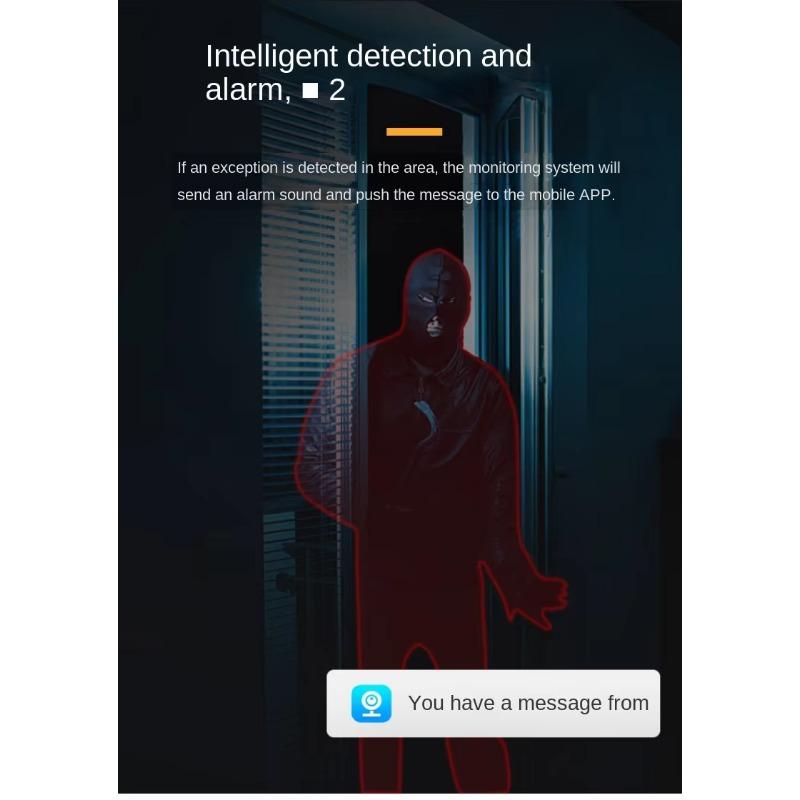 White Wireless camera Indoor WiFi camera Baby Monitor WiFi network camera Home monitor Home Security Roulette Night Vision White