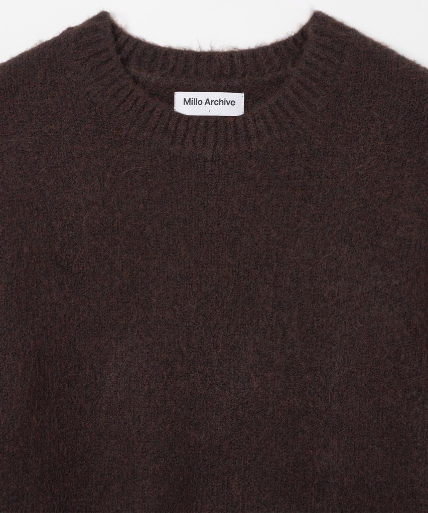 MILLO ARCHIVE Crop Silhouette Knit [Brown] (A Type)