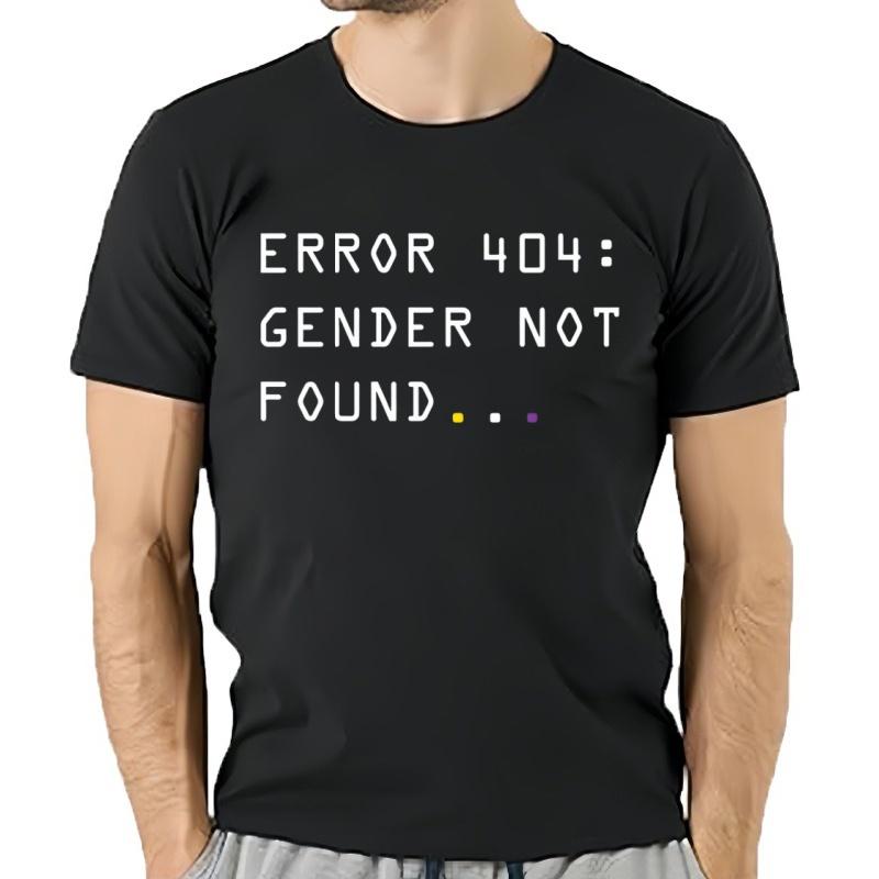 Camisetas Divertidas De Error 404 Para Hombre Y Mujer Camiseta Informal De Moda 100 De AlgodóN No Encontrada No B