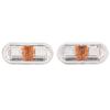 Pair of Side Indicator Light Housing Long Lifespan Scratch Resistant 1J5949117 Replacement for Seat Arosa White