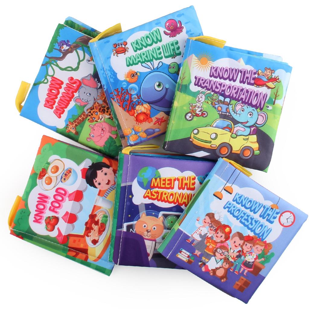 Resources Stereoscopic Baby Cloth Books Early Education Cognitive Toys, Forest Animals English Palm Books Baby Cloth Books