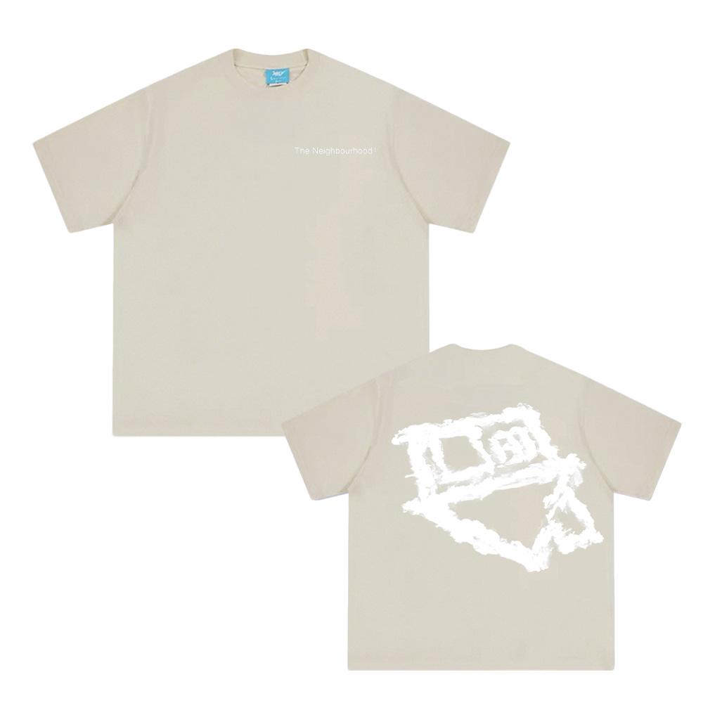 

HEAD IN THE CLOUDS T-Shirt The Neighbourhood Print High Quality TOPS Unisex Summer Cotton Female/Male Clothing XS песочный