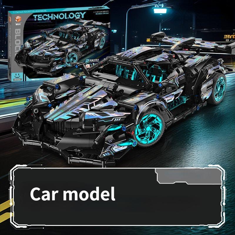 Technical Building Blocks 1400PCS Model Racing Sport Car City Mechanical Speed Vehicle Supercar Brick Puzzle Toys Kid Adult Gift