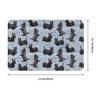 Cute Scottish Terrier  Front Door Floor Entrance Mats Indoor Scottie Dog Bath Kitchen Doormat Toilet Carpet Rug Home Decoration