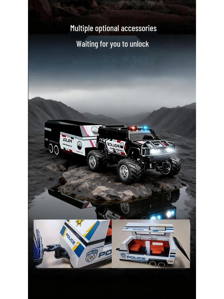 Hengguan 1:64 Alloy RC Dual Control Mini Car Toy for Boys