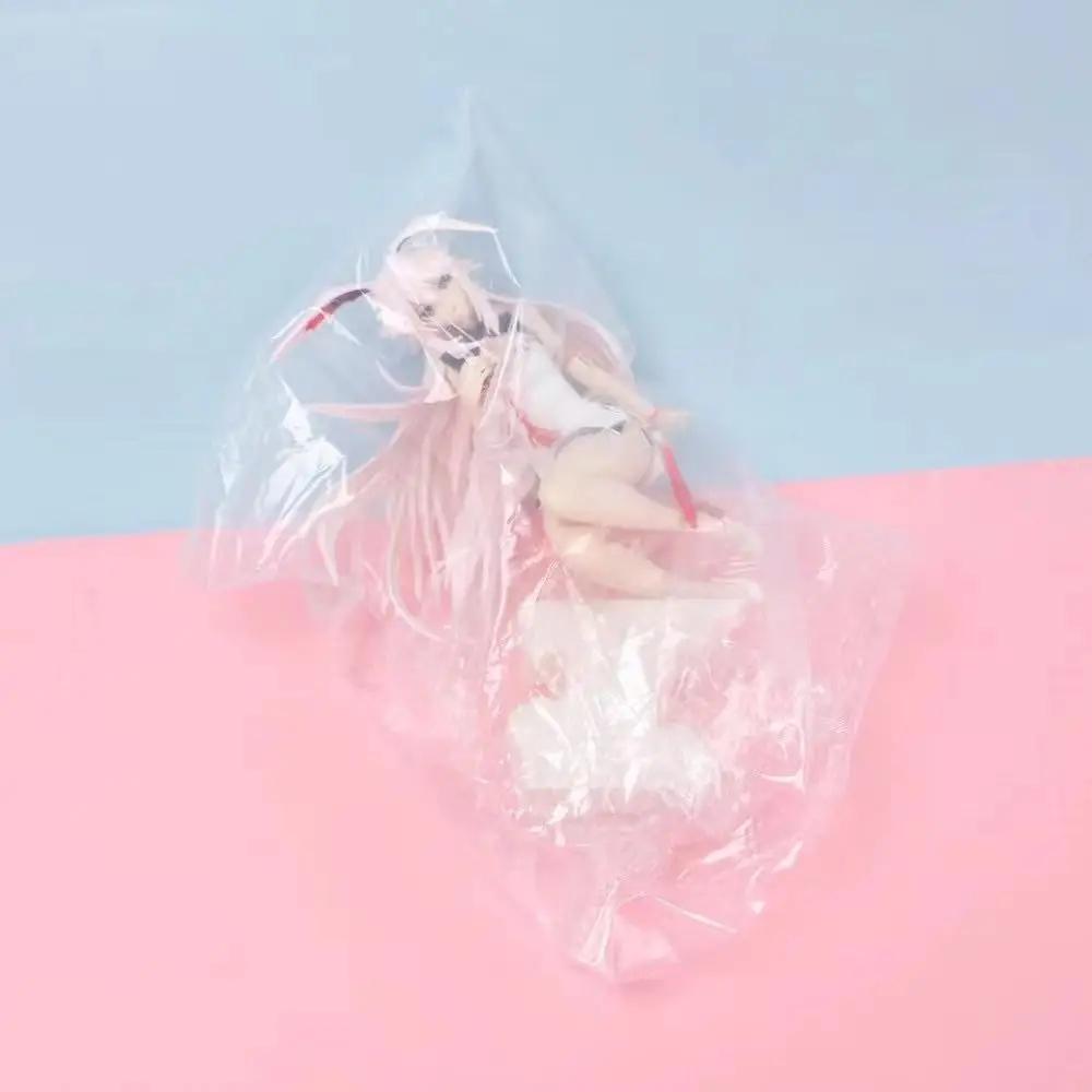 19CM Game Anime MmiHoYo Figure Yae Sakura Pink and White Sexy Cheongsam Seated Model Toys PVC Gift Doll Collection Ornament