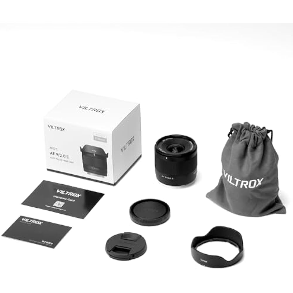 VILTROX AF 9mm F2.8 E Lens Compatible with Sony E Mount Ultra Wide Angle APS-C Size Interchangeab...