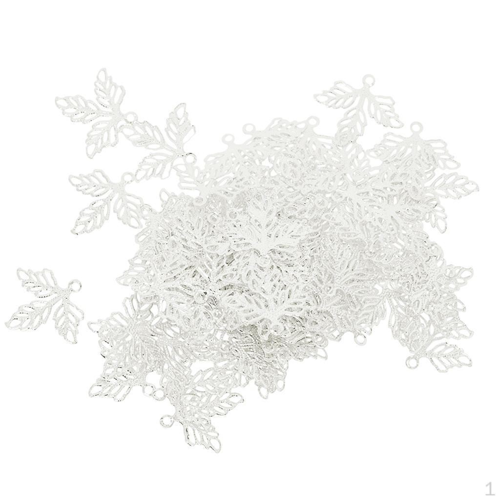 Leaves Filigree Hollow Charms