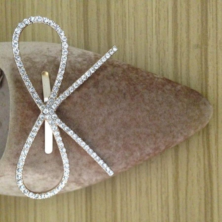 2 STK Schleife Strass Leder Schnalle Strass Schnalle Fliege Schuhzubehör Leder Geldbörse Leder Umhängetasche Handgefertigt DIY Zubehör