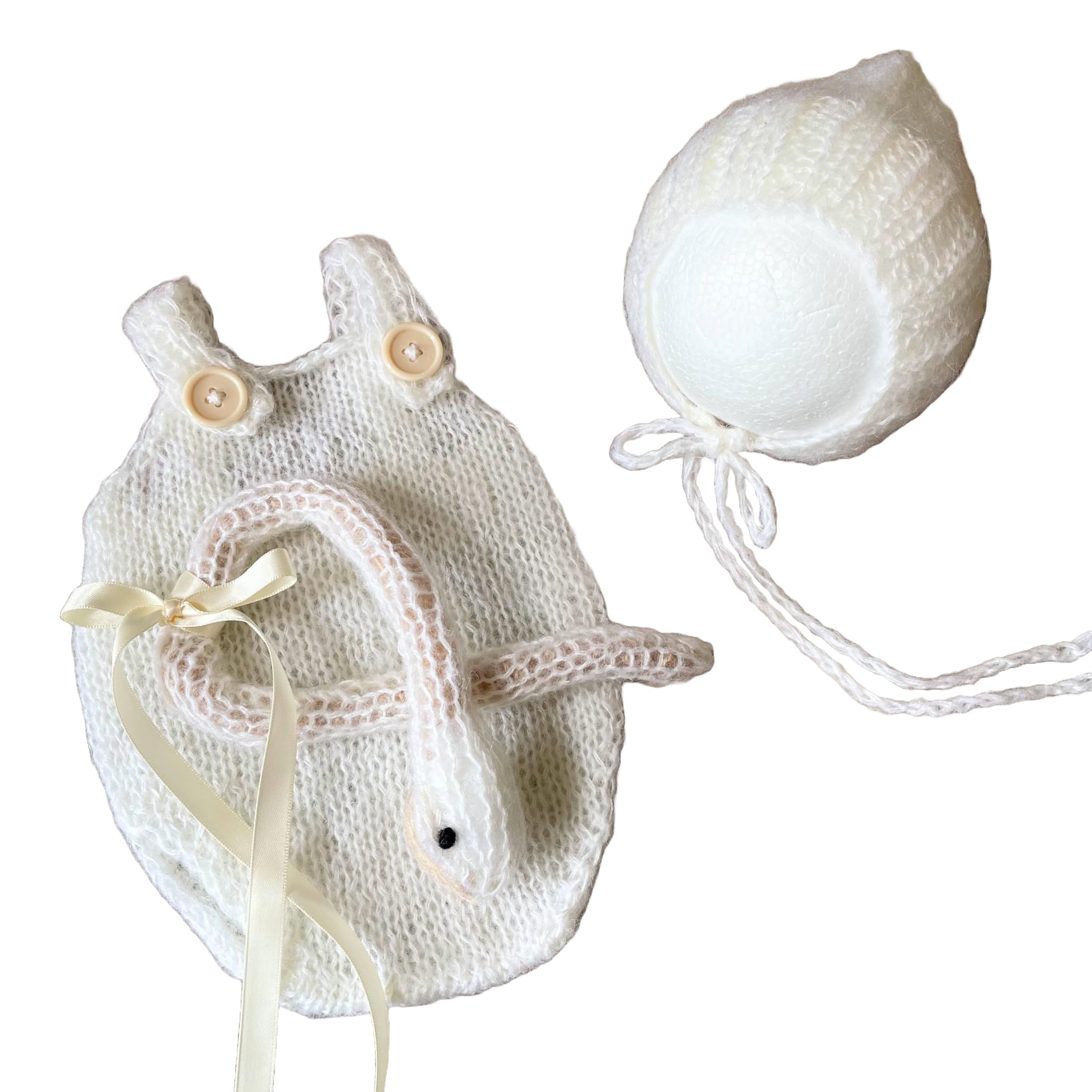 

Комбинезон-шапка змеи мягкая игрушка Год Змеи Костюм для фотосессии новорожденных Фотография по месяцам змеи [Магазин NANA s] & & (белый)