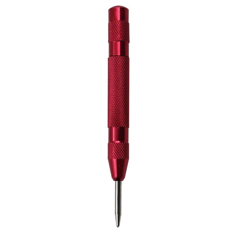 

1pc Automatic Center Punch Automatic Metal Punch Tool Woodworking Tools Loaded Marker Wood Chisel Joinery Carpenter Tool Red