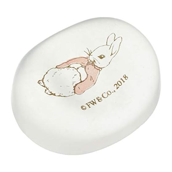 Aoba Clear Chopstick Rest, Peter Rabbit Red, Transparent Acrylic, Beatrix Potter TM, Made in Japan