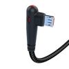 120W Fast Charging Elbow Data Cable for Android Devices - Compatible with Huawei, Vivo, Oppo, Meizu, and Redmi 6A