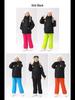2023 Winter Children's Waterproof Ski Suit - Unisex Hooded, Breathable, and Insulated Jacket