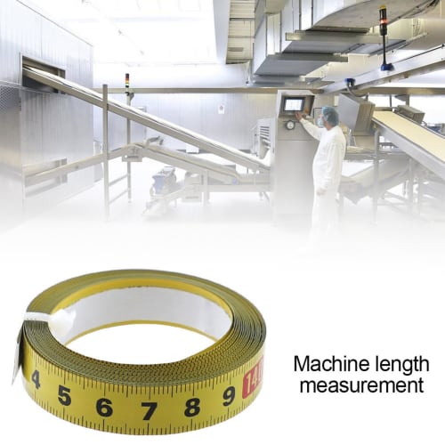 Hongmidy Tape Measure, Peel and Stick Masking Tape, Metric Measuring Tape, 1-5 Meters, Carpenter's Tape, Self-Adhesive