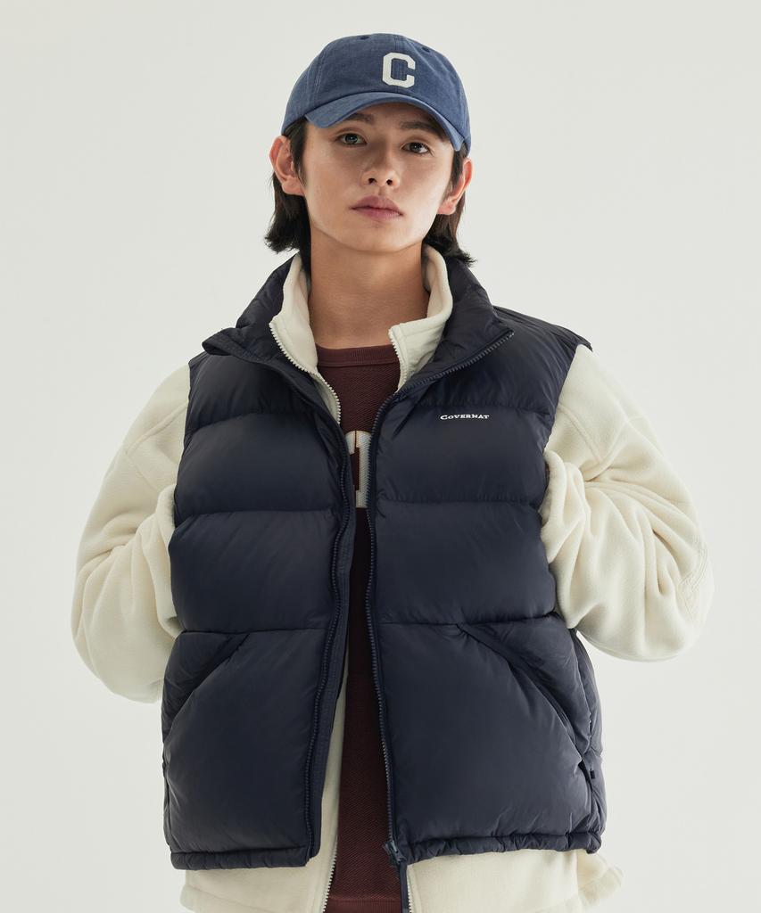 Covernat Civic Rds Down Vest Navy