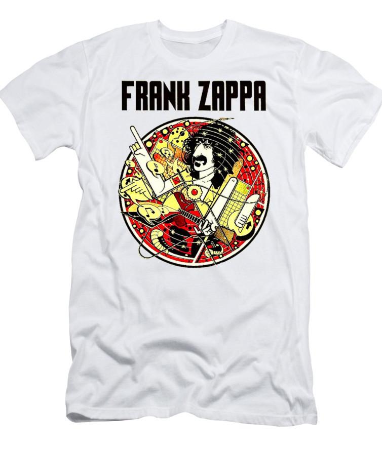 Vtg Frank Zappa Star Heavy Cotton White Full Size Unisex Tee Shirt AG102 S