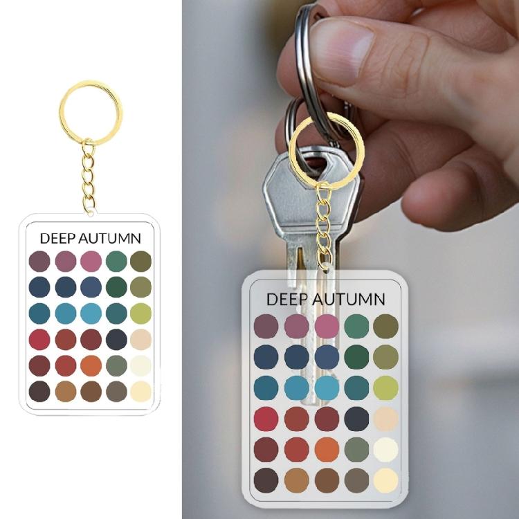 Chaveiro Acrílico Único Feito à Mão Com Misturas de Cores Estilosas Acessório de Chaveiro Prático Para Chaves Ou Materiais de Artesanato