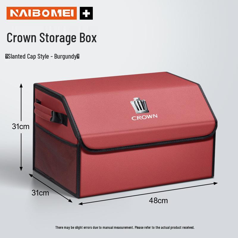 

Car Trunk Organizer for Crown, Land Rover, and Vellfire: Storage Box and Interior Accessories