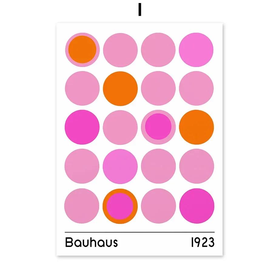 Skandinavischer Minimalistischer Wandkunst Rosa Matisse Bauhaus Blumenmarkt HD Leinwand Poster Druck Heim Schlafzimmer Wohnzimmer Dekoration