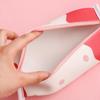 Adorable Heart Strawberry Milk Pencil Case - Japanese Style Stationery Bag