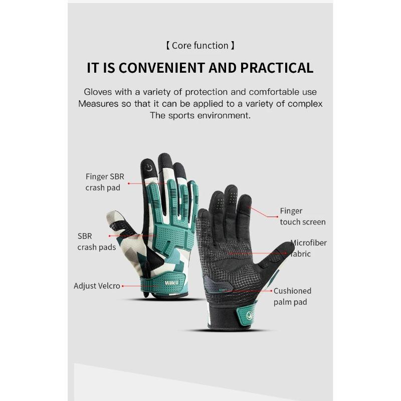 Outdoor Professional Cycling Shock-absorbing Anti-slip Wear-resistant Sensitive Touch Screen Cycling Gloves