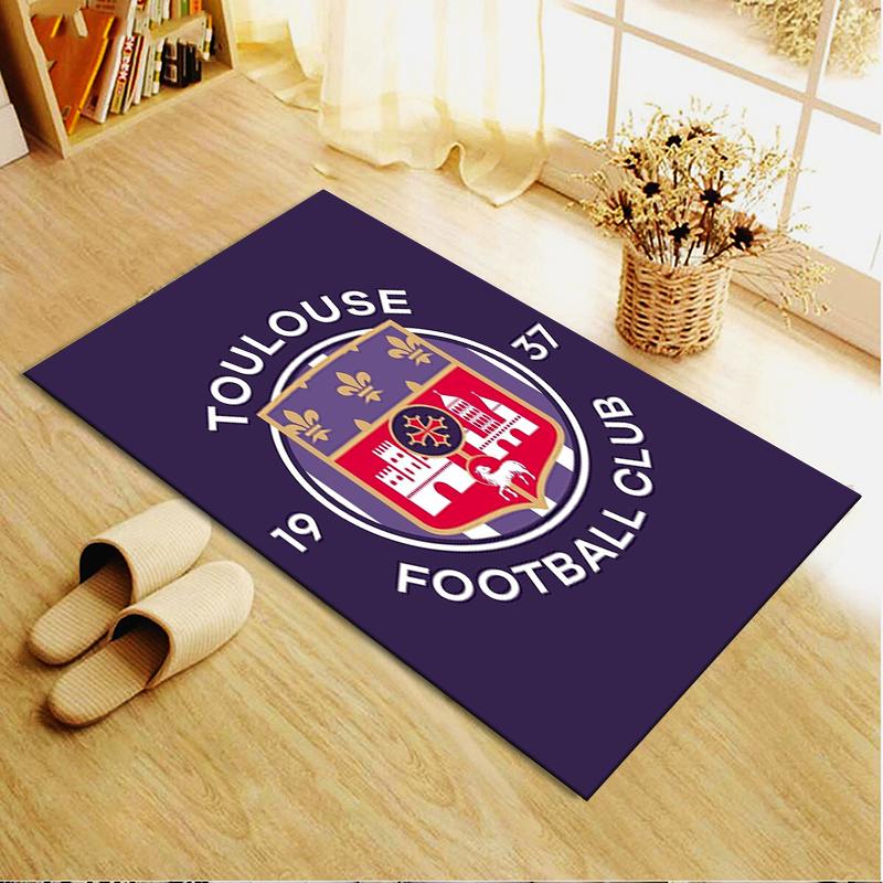 Tolouse FC Carpet Rug for Living Room Bedroom Home Sofa Decoration,Kids Play Non-slip Floor Mat