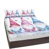 1/3-Piece Bed Set With Pointed Hat Dwarf Pattern Fairy Tale Fun Design Includes 2 Pillowcases For Bedroom Living Room