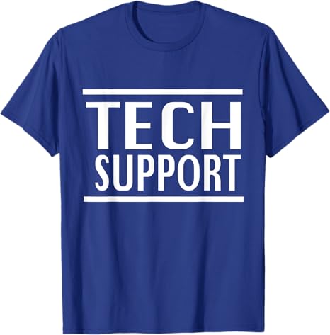Funny Tech Support Tshirt Letters Printed Saying Tee Humor Technology Enthusiasts Casual Tops Short Sleeve Blouses Novelty Gift