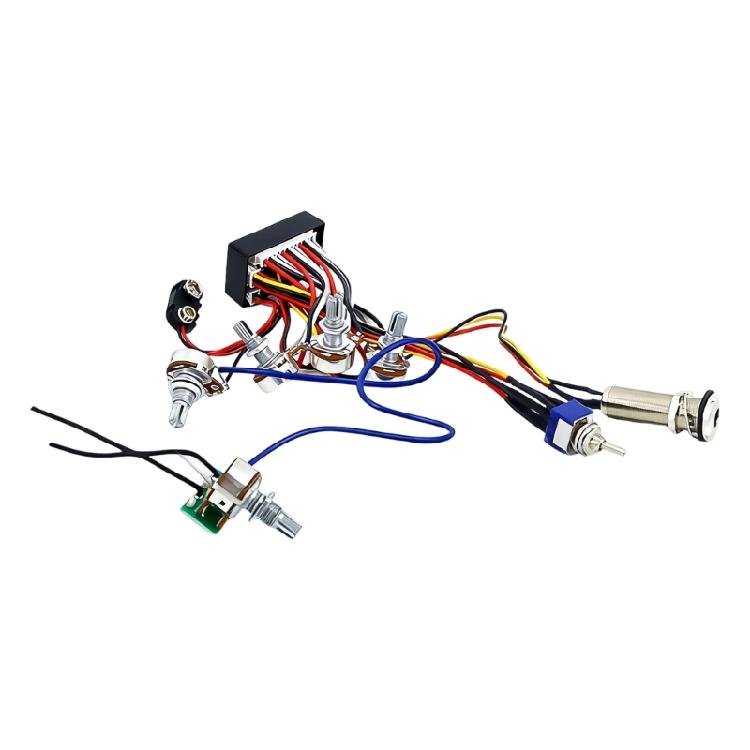 Stable Plastic Electric Guitar Bass Wiring Set Accurate Guitar Wiring Suitable for Stable Performances and Rich Sound 1