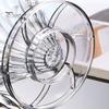 Hand Drip Coffee Maker Dripper Filter Cup with Spiral Groove Design, Pour Over Cone, Reusable Holder V.60 Heat Resistant Transparent Plastic
