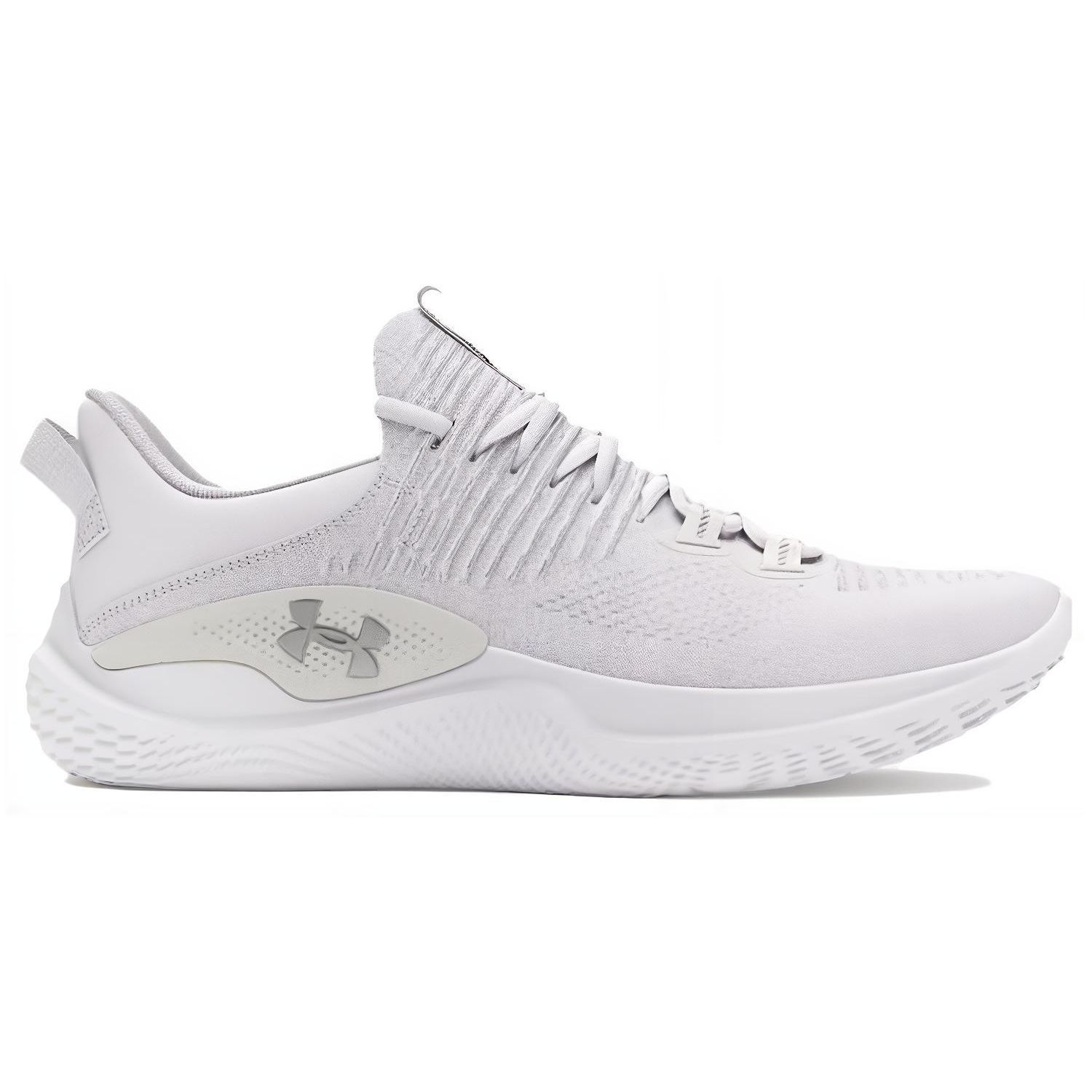 Мужские кроссовки Under Armour Flow Dynamic IntelliKnit White Metallic Silver 3027177-100 — фото 2