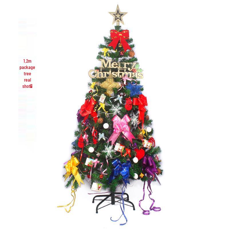 Christmas Tree Set with Lights: 1.2m, 1.5m, 1.8m for Mall & Hotel Decoration
