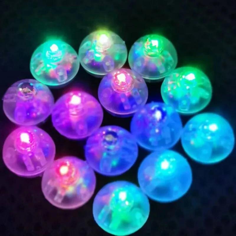 10/30Pcs Led Balloon Light Tiny Mini Round Ball Lamp For Bar Lantern Christmas Wedding Party Decorations Luminous Toy