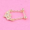 Surgical Steel Body Piercing Jewelry Nipple Ring for Women Girls