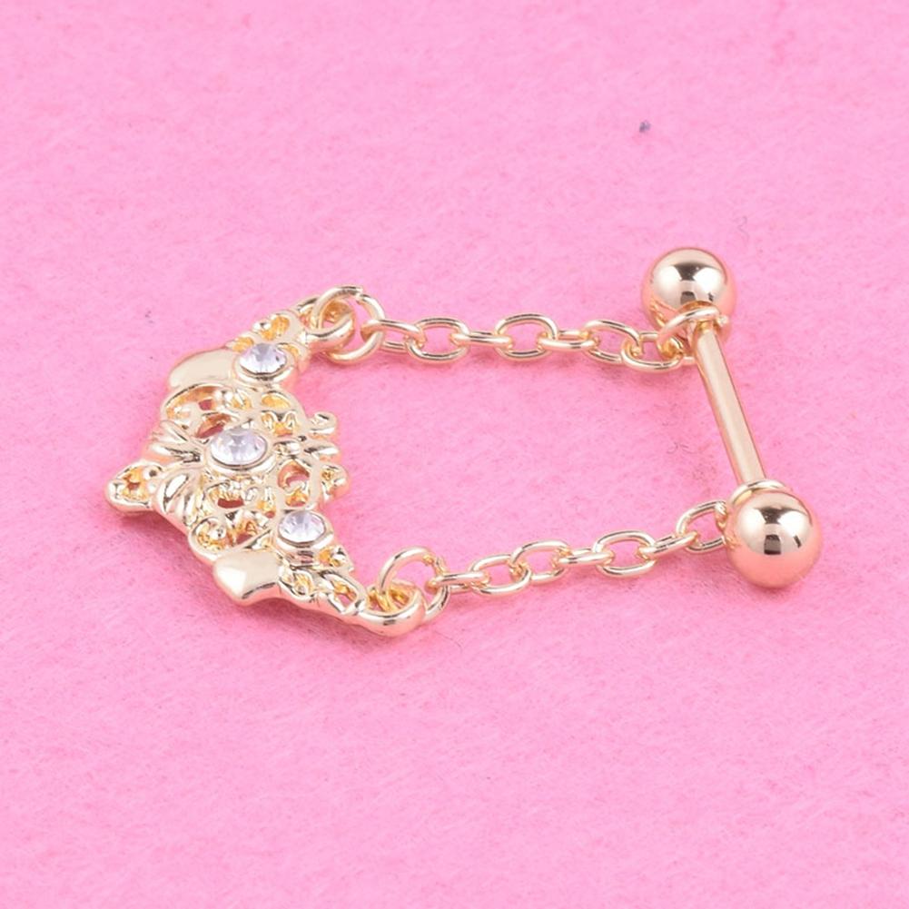 Surgical Steel Body Piercing Jewelry Nipple Ring for Women Girls