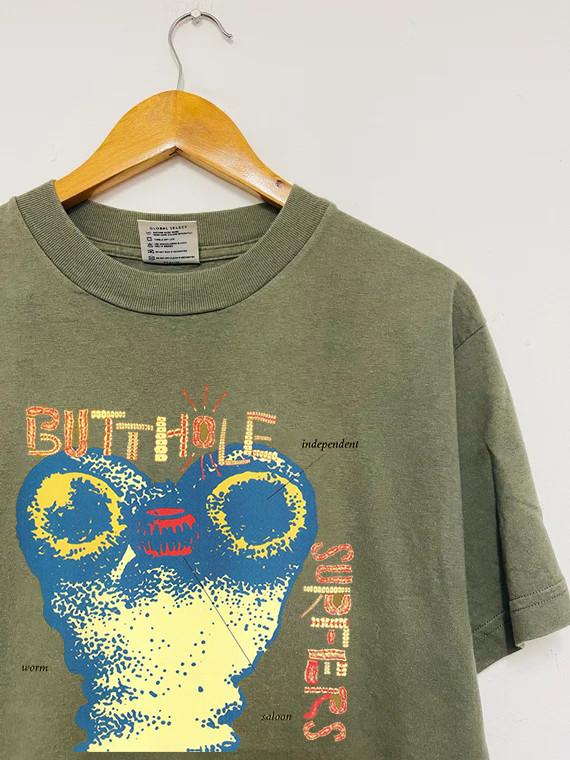 Butthole Surfers Band Independent Worm Saloon T Shirt Full Size S-5XL