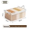 Customizable Transparent Steel Storage Box - Foldable Clothing Organizer