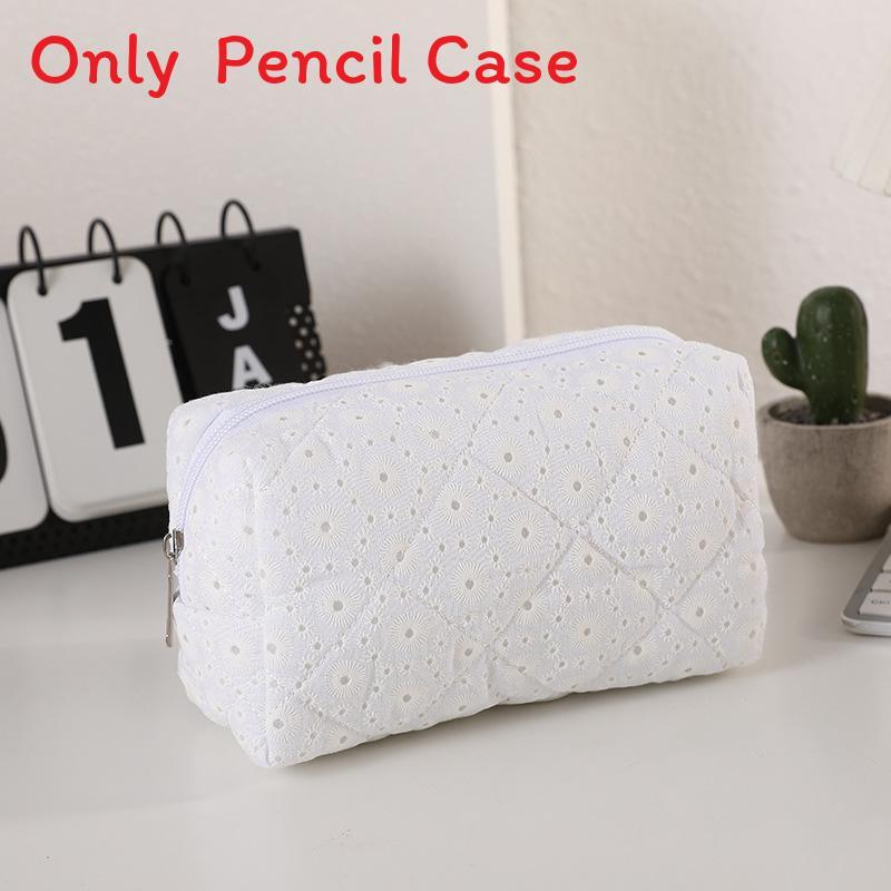 Soft Quilted Octagonal Makeup Bag With Floral Pattern For Girls And Travel