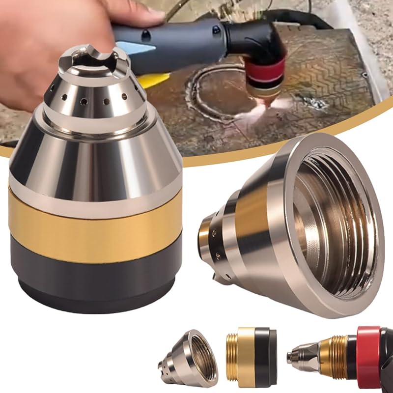 P80 Plasma Cutting Nozzle Protective Cover, P80 Nozzle Tip Electrodes Copper Cover, Insulation Direct Plasma Cutting Cutter Guide, Plasma Cutting