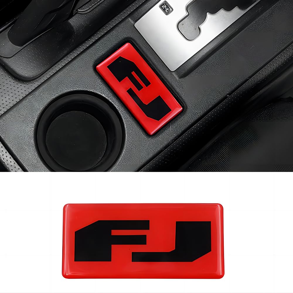 Aosseiye Red Car Interior Crystal Sticker Toyota FJ Cruiser 2007-2023 Center Console Gear Shift