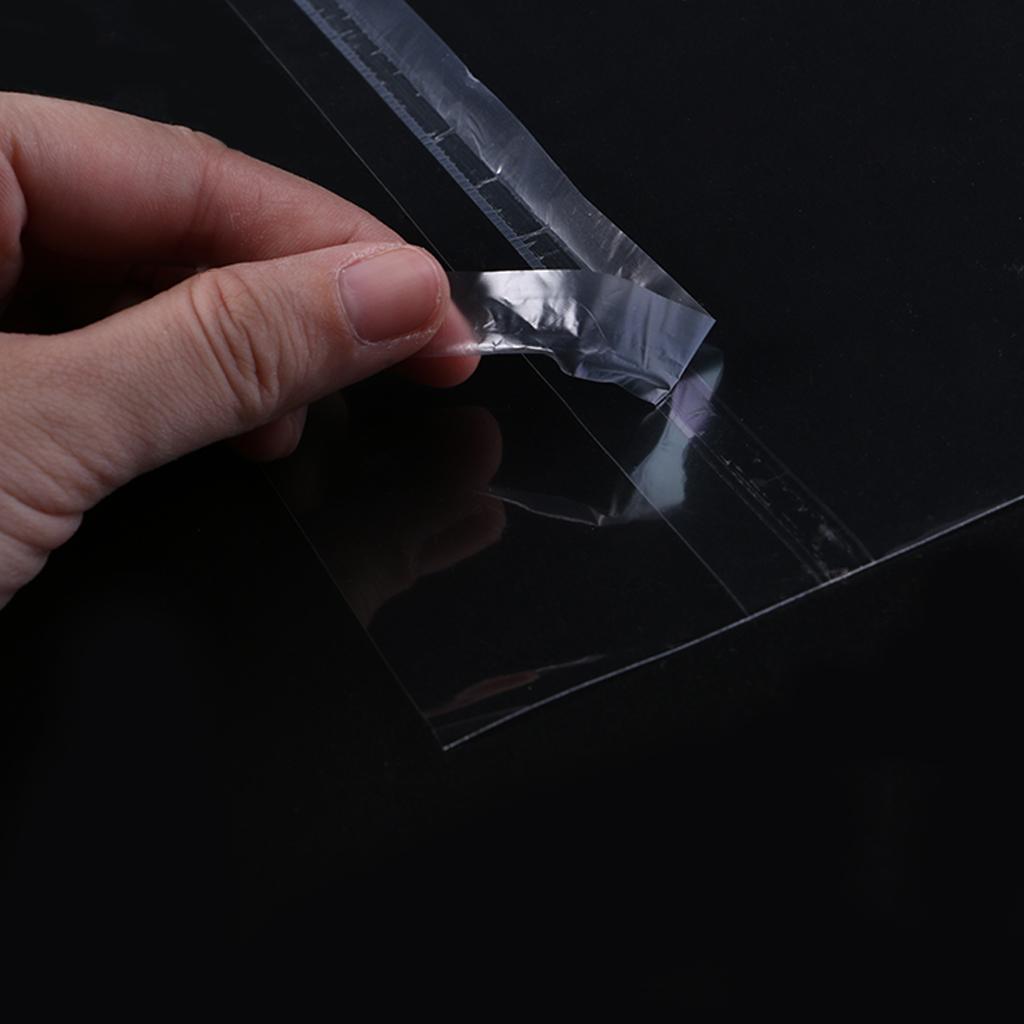 50 Stück/Set OPP Gel Schallplatten Schutzhüllen Selbstklebende Tasche für 7 Zoll Vinyl Schallplatten Plattenspieler Zubehör