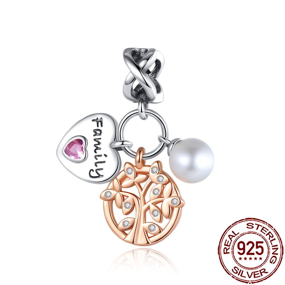 New Charms Copper Dream Catcher Cross Clover Angle Wing Heart Beads Fit Origina Bracelet Necklace Diy Jewelry