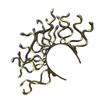 Medusa Halloween Photo Booth Props Metallic Snake Headbands Party Headpiece Crown Headbands for Music Festivals