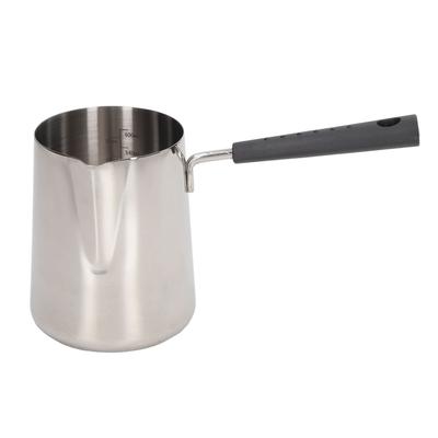 Coffee Milk Frothing Pitcher Cup 304 Stainless Steel Long Handle Milk Pitcher Pointed Tip Latte