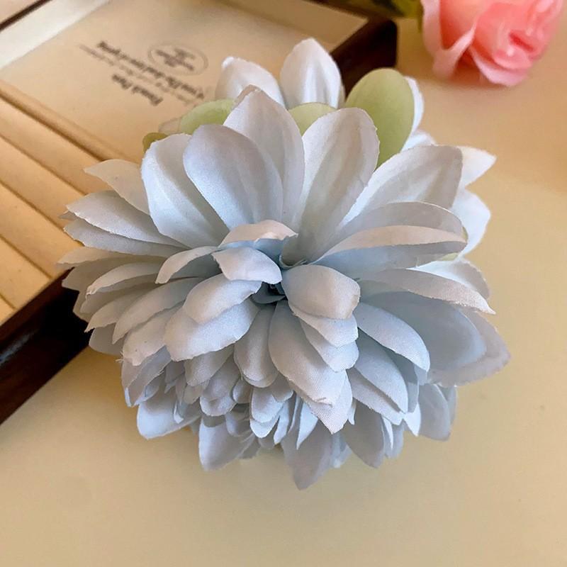 Internet Celebrities with the Same Fabric Flower Hairpin Holiday Wind Sweet Back Head Grab Clip Fashion Niche High-end Hair Accessories Women